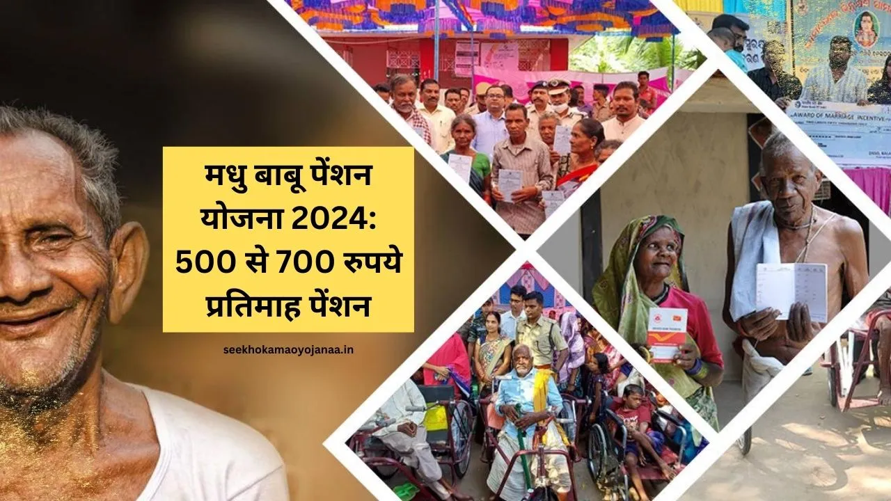 Madhu babu Pension Yojana 2024 रुपये 500 से 700 प्रतिमाह पेंशन