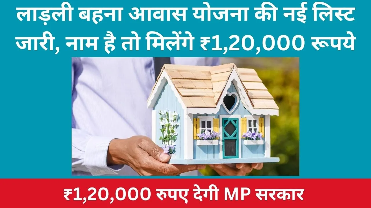 लाड़ली बहना आवास योजना की नई लिस्ट जारी, नाम है तो मिलेंगे ₹1,20,000 रूपये